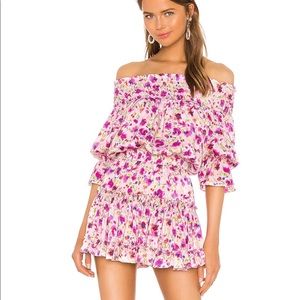 Darla Dress MISA Los Angeles brand:MISA Los Angeles Color: Fuchsia Floral